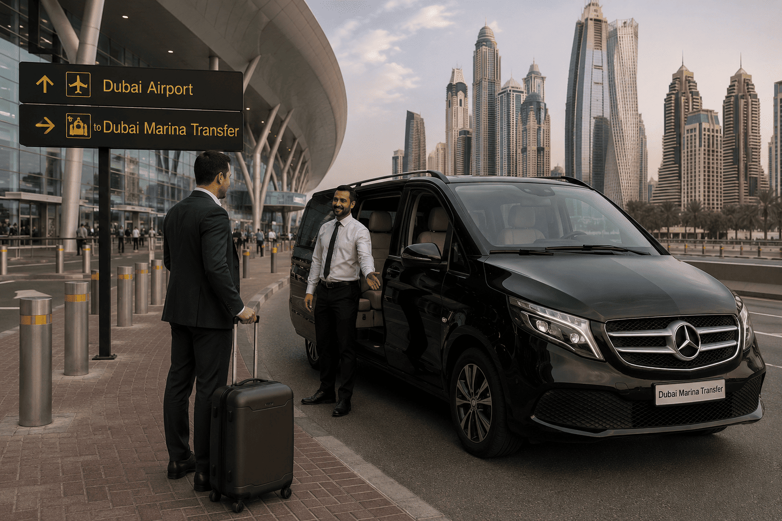 Dubai Airport to Dubai Marina Transfer: Costs & Times